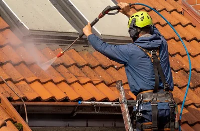 Démoussage et hydrofuge de toiture à Wisembach
